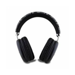 Casti Guess Handsfree Bluetooth GCube Metallic Script Logo A2DP Negru