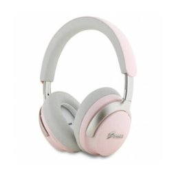 Casti Guess Handsfree Bluetooth Metal Script Logo A2DP ANC Roz