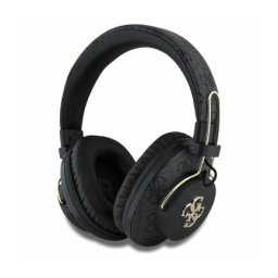 Casti Guess Handsfree Bluetooth 4G Metal Logo A2DP Negru