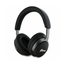 Casti Guess Handsfree Bluetooth Metal Script Logo A2DP ANC Negru