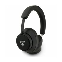 Casti Guess Handsfree Bluetooth Saffiano Triangle Logo A2DP Negru