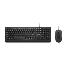 Kit tastatura si mouse Lenovo 104 Tastate Mouse Included Home/Office USB US English Negru