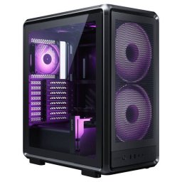 Carcasa Cooler Master MasterFrame 500 Mesh ARGB Midi-Tower E-ATX Tempered Glass Negru