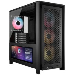 Carcasa Corsair FRAME 4000D LCD RS Midi-Tower ATX ARGB Tempered Glass Negru
