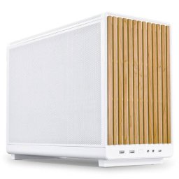 Carcasa Lian Li DAN Cases A3-mATX Wood Edition Micro-ATX Alb