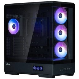 Carcasa Zalman PC Midi-Tower ATX RGB Tempered Glass Negru