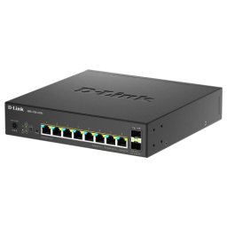 Switch D-Link 8P GB 2P SFP Smart Managed PoE Negru