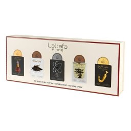 Set Lattafa Apa de Parfum Artisan Ethnique 20ml + Natural Oud 20ml + Tharwah Silver 20ml + Eternal Oud 20ml + Shuyukh Gold 20ml