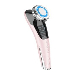 Dispozitiv de Masaj Facial ANLAN 01-ADRY11-001 cu Ultrasunete Roz