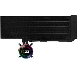 Cooler Procesor Lian Li HYDROSHIFT II LCD-C 360N Fanless ARGB AiO Negru