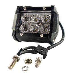 Proiector LED Auto Carguard Off Road 18W 6 SMD Negru
