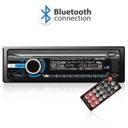MP3 Player Auto Carguard cu Bluetooth si Fata Detasabila Telecomanda 4 x 50W Negru