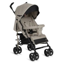 Carucior Sport Lionelo Irma Spatar Ajustabil in 4 Pozitii Suport Picioare Reglabil Manere Rotative Pliere Tip Umbrela 6 - 36 Luni Maxim 15KG Conform cu EN1888-1:2018 Bej