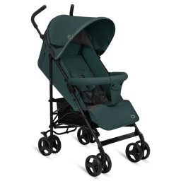 Carucior Sport Lionelo Elia Spatar Ajustabil in 4 Pozitii Suport de Picioare Reglabil Capotina XXL Pliere Tip Umbrela 6 - 36 Luni Maxim 15KG EN 1888 Verde Inchis