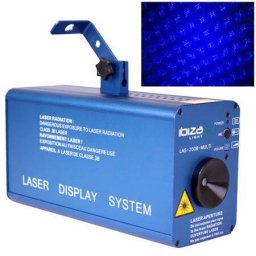 Laser Firefly Ibiza Light 200mW cu DMX Albastru