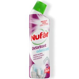 Solutie WC Nufar Lichid Detartrant pentru Curatat Toaleta si Obiectele Sanitare 750 ml