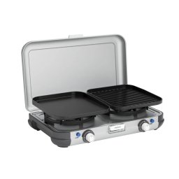 Grill pe Gaz Campingaz Camping Kitchen 2 Grill & Go Caravan cu 2 Zone de Gatit 4000W Gri