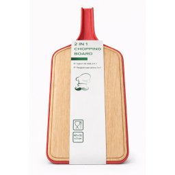Tocator 2 in 1 OEM Lemn Plastic Rosu