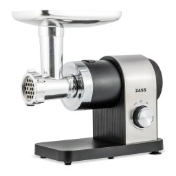 Masina de Tocat Carne Zass ZMG 12 Putere Maxima 1800W Negru/Argintiu