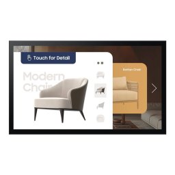Monitor Samsung QM32C-T 32inch Capacitive Touch FHD Negru