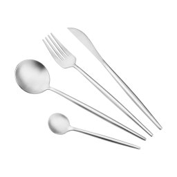 Set Tacamuri Zass Gourmet ZG-CS 03 Otel Inoxidabil Finisaj Mat 24 Piese Argintiu