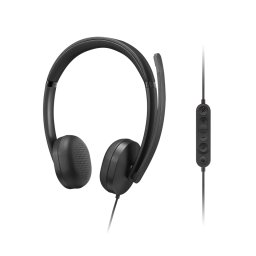 Casti Cu Fir Lenovo 4XD1R88995 VoIP Headset 5000 Teams Conector USB Negru