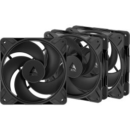 Set 3 Ventilatoare ARCTIC P12 Pro Reverse PWM 120MM Negru