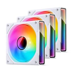 Ventilator Jonsbo ZK-120W PWM A-RGB 120mm 3Pack Alb
