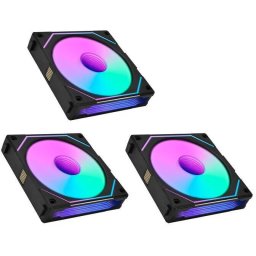 Ventilator Lian Li UNI FAN SL-INF 120 ARGB Reverse Blade PWM 3Pack Negru