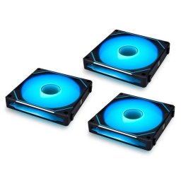 Ventilator Lian Li UNI FAN SL-INF 140 ARGB Reverse Blade PWM 3Pack 140mm Negru