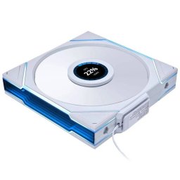 Ventilator Lian Li UNI FAN TL LCD Wireless ARGB PWM Reverse Blade 140mm Alb