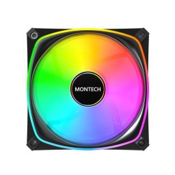 Ventilator Montech AX120 PRO PWM DRGB 120mm Negru