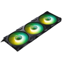 Ventilator PHANTEKS M25 Gen2 PWM D-RGB 3Pack Reverse Blade 140mm Negru