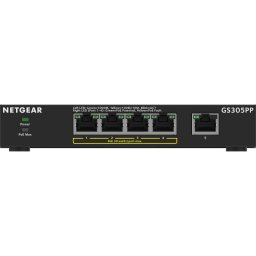 Switch NetGear GS305PP, Switch (black)