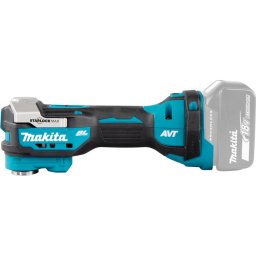 Makita DTM52ZJX2 cordless multi-tool, 18V + 33-piece accessories, blue/black, without battery and charger