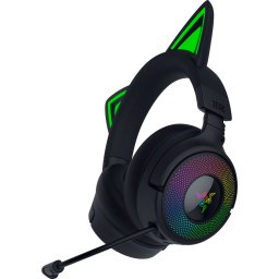 Casti Razer Kraken Kitty V3 Pro, gaming headset black, Bluetooth, USB dongle, USB cable