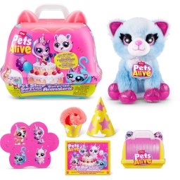 Jucarie Interactiva Zuru Pets Alive - Pet Shop Surprise Birthday Party Varsta 3 Ani+ Diverse Modele Multicolor