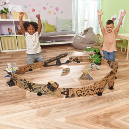 Jucarie Vtech Car-Board Racers - Dino Adventure Set, track