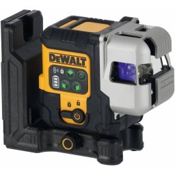 DeWALT Cordless Multi-Line Laser 3x180Â° DCLE14301GB, 18 Volt, Cross Line Laser Black/Yellow, with Green Laser Lines, Integrated Powerstack Li-Ion Battery