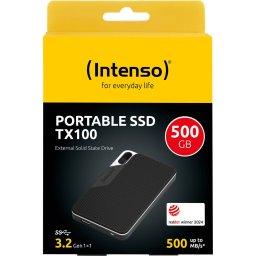SSD Extern Intenso TX100 500GB USB-C Black