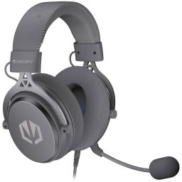 Casti ENDORFY VIRO Plus USB Alt grey, Gaming Headset dark grey, USB-A, 3.5 mm jack, 7.1 USB sound card