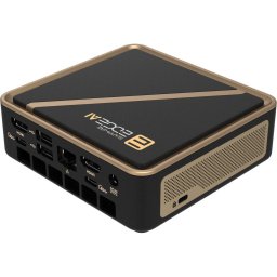 Barebone Sapphire Edge AI 340 UCFF AMD Ryzen AI 5 340 No RAM No SSD AMD Radeon 840M No OS Negru