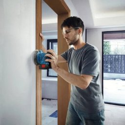 Bosch Bosch Powertools Powertools cordless eccentric sander GEX 185-LI Professional solo, 18 volts (blue/black, without battery and charger, ? 125mm)