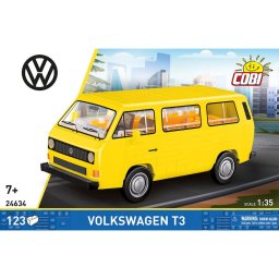 Set de Construit Cobi Volkswagen T3 123 Piese Varsta 7 Ani+ Galben