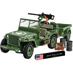 Jucarie Cobi Willys MB Trailer Executive Edition +10 ani