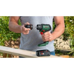 Bosch Bosch Powertools Powertools cordless impact drill AdvancedImpact 18V-80 QuickSnap Solo (green, without battery and charger, POWER FOR ALL ALLIANCE)