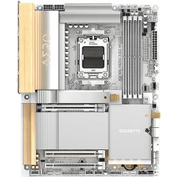 Placa de baza Gigabyte X870E AERO X3D Wood AMD AM5 ATX Motherboard Silver Wood