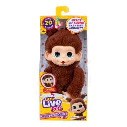 Maimutica de Plus Interactiva Moose Toys Ltd. My Baby Monkey Minis Chikki Cherry Varsta 4 Ani+ Maro
