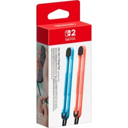 Joy-Con Nintendo 2 Wrist Strap Pair (Light Blue/Light Red, for Switch 2)