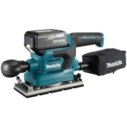 Slefuitor Makita cordless orbital sander DBO382Z, 18 volts (blue/black, without battery and charger)